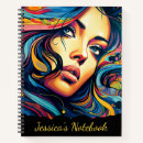 Search for pop art girl notebooks Beautiful