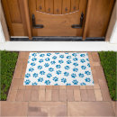 Search for cat paw print doormats Dog lover