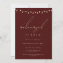 Search for string of lights rehearsal dinner invitations Modern