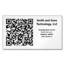 Search for high tech business cards Qr code
