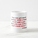 Search for kind words mugs Quote