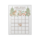 Search for woodland animals baby shower games Bingo