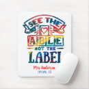 Search for autism educate mousepads Rainbow