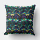 Search for elegant peacock cushions Watercolor