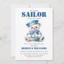 Search for little sailor baby shower invitations Bear