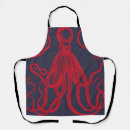 Search for blue octopus aprons Marine