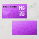 Search for purple pattern business cards Modern