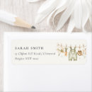 Search for clothesline return address labels Watercolor