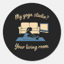 Search for yoga studio stickers Namaste