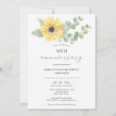 Search for sunflower anniversary invitations Watercolor