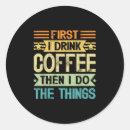 Search for drinking coffee stickers Costume
