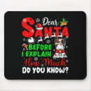 Search for know how mousepads Santa claus