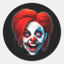 Search for killer clown stickers Scary