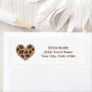 Search for coffee bean return address labels Brown