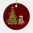 Search for bulldog christmas tree decorations Santa