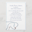 Search for rosary first communion invitations Catholic