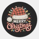 Search for funny buffalo stickers Santa