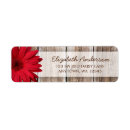 Search for country western return address labels Red