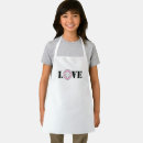 Search for peace sign aprons Pink