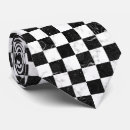 Search for black white grey ties Chequerboard
