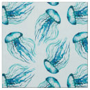 Search for jellyfish fabric Watercolor