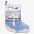 Search for blue and white christmas stockings Elegant