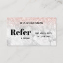 Search for spa referral cards Salon