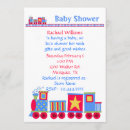 Search for train baby shower invitations Engine