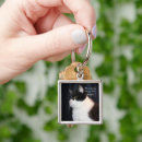Search for tuxedo square key rings Cat