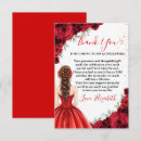 Search for quinceañera thank you cards Floral