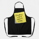 Search for inspiring quote aprons Encouraging