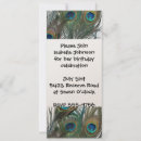 Search for peacock colours invitations Feather