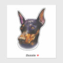 Search for dobermann stickers Dogs