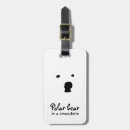 Search for polar bear luggage tags Cute