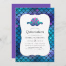 Search for mermaid quinceanera invitations Glitter