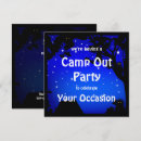 Search for starry night birthday invitations Camping