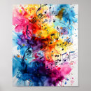 Search for and note art Musical notes