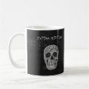 Search for gothic skull mugs Black and white