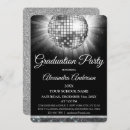 Search for disco graduation invitations announcements Sparkle