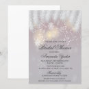 Search for snowflakes bridal shower invitations Winter