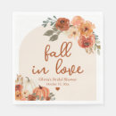 Search for fall in love napkins Rustic