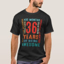 Search for years of being awesome tshirts Birthday