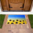 Search for peace sign doormats Blue