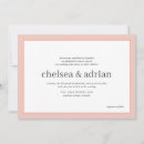 Search for blush and coral wedding invitations Simple