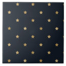 Search for black star tiles Black and gold