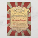 Search for vintage carousel invitations Carnival