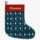 Search for the letter x christmas stockings Red