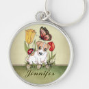 Search for butterfly dog key rings Cute