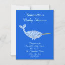 Search for cute narwhal invitations Boy