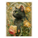 Search for art nouveau cat posters Floral